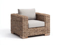 Sillones de ratán natural 85x82x78 cm - natural-beige - diseño artesanal para jardín